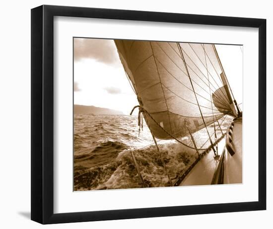 Sailing Towards the Sun-null-Framed Art Print