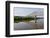 Sailing under a Bridge over the Tennessee River, Tennessee, USA-Joe Restuccia III-Framed Photographic Print