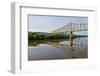 Sailing under a Bridge over the Tennessee River, Tennessee, USA-Joe Restuccia III-Framed Photographic Print