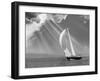 Sailing under sunbeams, L'Anse Bay, Michigan '13-Monte Nagler-Framed Premium Photographic Print