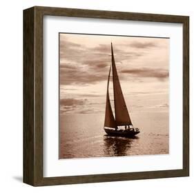 Sailing V-null-Framed Art Print