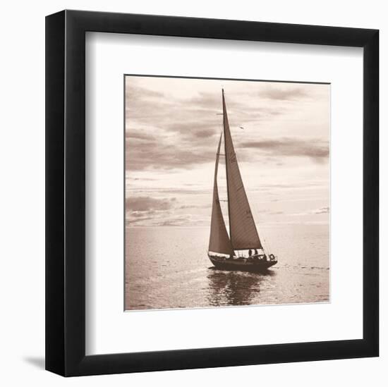 Sailing V-null-Framed Premium Giclee Print