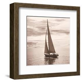 Sailing V-null-Framed Premium Giclee Print