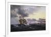 Sailing Vessels in a Stormy Sea, 1879-Wilhelm Melbye-Framed Giclee Print