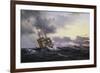 Sailing Vessels in a Stormy Sea, 1879-Wilhelm Melbye-Framed Giclee Print