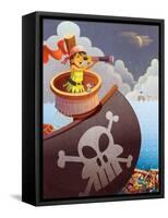Sailing with Pirates - Jack & Jill-Merril Rainey-Framed Stretched Canvas