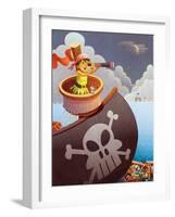 Sailing with Pirates - Jack & Jill-Merril Rainey-Framed Giclee Print