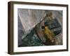 Sailing with reef sails-Christian Krohg-Framed Giclee Print