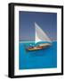 Sailing with Traditional Dhoni, Maldives, Indian Ocean, Asia-Sakis Papadopoulos-Framed Photographic Print