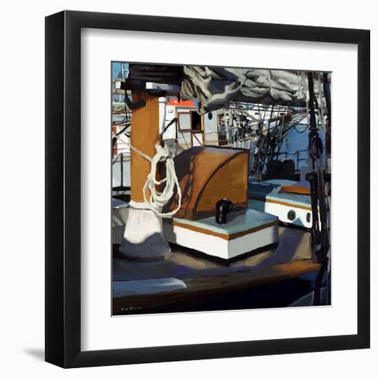 Sailing Yacht 2-Rick Novak-Framed Art Print