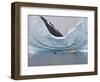 Sailing Yacht and Iceberg, Errera Channel, Antarctic Peninsula, Antarctica, Polar Regions-Robert Harding-Framed Photographic Print