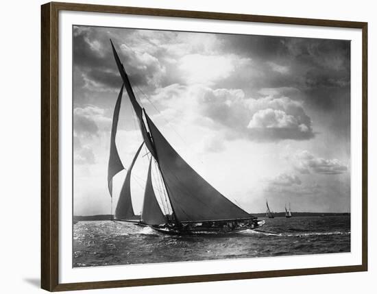 Sailing Yacht Mohawk, 1895-null-Framed Art Print