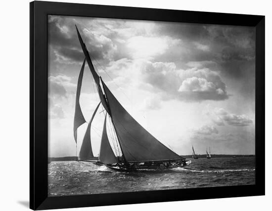 Sailing Yacht Mohawk, 1895-null-Framed Art Print