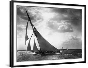 Sailing Yacht Mohawk, 1895-null-Framed Art Print