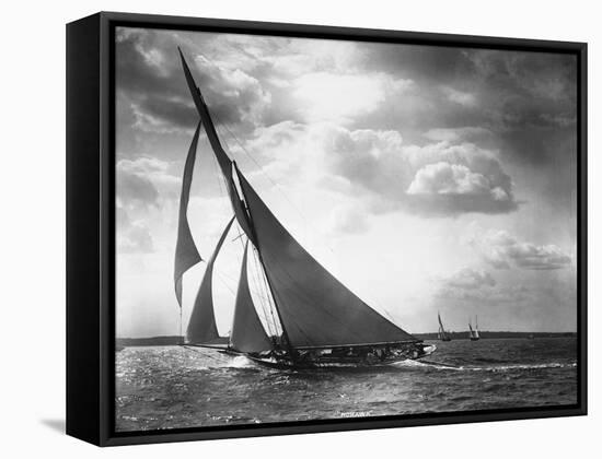 Sailing Yacht Mohawk at Sea-null-Framed Stretched Canvas