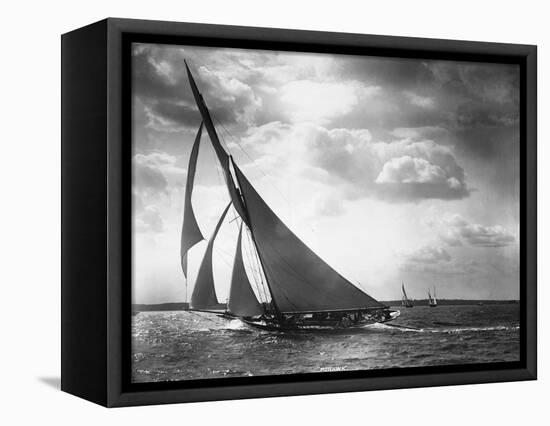 Sailing Yacht Mohawk at Sea-null-Framed Stretched Canvas