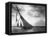 Sailing Yacht Mohawk at Sea-null-Framed Stretched Canvas