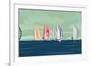 Sailing Yacht Regatta-Vertyr-Framed Art Print