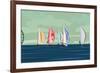 Sailing Yacht Regatta-Vertyr-Framed Art Print