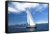 Sailing. Yachting. Luxury Yachts.-De Visu-Framed Stretched Canvas