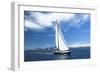 Sailing. Yachting. Luxury Yachts.-De Visu-Framed Photographic Print