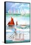 Sailing Yachts, 2006-Alex Williams-Framed Stretched Canvas