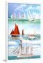 Sailing Yachts, 2006-Alex Williams-Framed Giclee Print