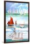 Sailing Yachts, 2006-Alex Williams-Framed Giclee Print