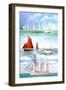 Sailing Yachts, 2006-Alex Williams-Framed Giclee Print