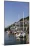 Sailing Yachts Moored in Looe Harbour, Cornwall, England, United Kingdom, Europe-Nick Upton-Mounted Photographic Print