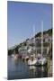 Sailing Yachts Moored in Looe Harbour, Cornwall, England, United Kingdom, Europe-Nick Upton-Mounted Photographic Print