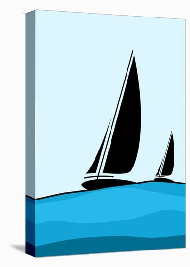 Sailing-Ayse-Stretched Canvas