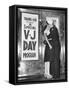 Sailor and His Girlfriend Celebrate News of the End of War in Front of a Theatre in New York's Time-null-Framed Stretched Canvas