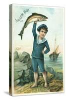 Sailor Boy Trade Card-null-Stretched Canvas