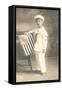 Sailor Boy with Flag-null-Framed Stretched Canvas