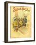 Sailor Boys Afloat-null-Framed Art Print