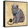 Sailor Cat-Marcus Prime-Framed Stretched Canvas