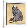 Sailor Cat-Marcus Prime-Framed Art Print