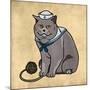 Sailor Cat-Marcus Prime-Mounted Art Print