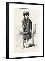 Sailor Costume for Girl of Four, 1882, Fashion-null-Framed Giclee Print