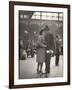 Sailor Kissing His Girlfriend Goodbye before Returning to Duty, Pennsylvania Station-Alfred Eisenstaedt-Framed Photographic Print