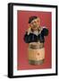 Sailor Smoking a Pipe and Drinking Rum, 1900-null-Framed Premium Giclee Print