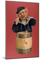 Sailor Smoking a Pipe and Drinking Rum, 1900-null-Mounted Giclee Print