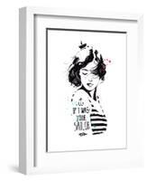 Sailor-Manuel Rebollo-Framed Art Print