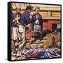 Sailors at a Ship's Cannon-Pat Nicolle-Framed Stretched Canvas