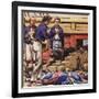 Sailors at a Ship's Cannon-Pat Nicolle-Framed Giclee Print