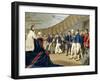 Sailors at Prayer on Board Lord Nelson's Ship after the Battle of the Nile-John Augustus Atkinson-Framed Giclee Print