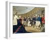 Sailors at Prayer on Board Lord Nelson's Ship after the Battle of the Nile-John Augustus Atkinson-Framed Giclee Print