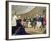 Sailors at Prayer on Board Lord Nelson's Ship after the Battle of the Nile-John Augustus Atkinson-Framed Giclee Print