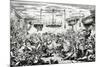 Sailors Carousing, or a Peep in the Long Room, 1825-George Cruikshank-Mounted Giclee Print